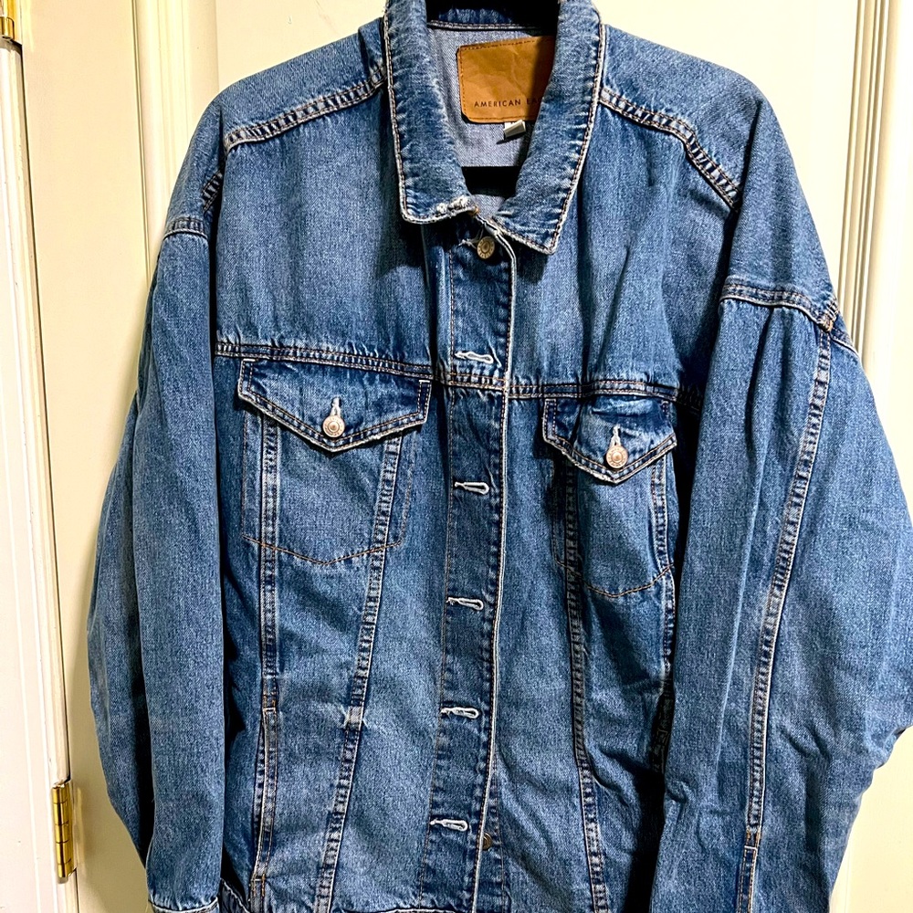 Women’s XXL Blue Denim washed jacket